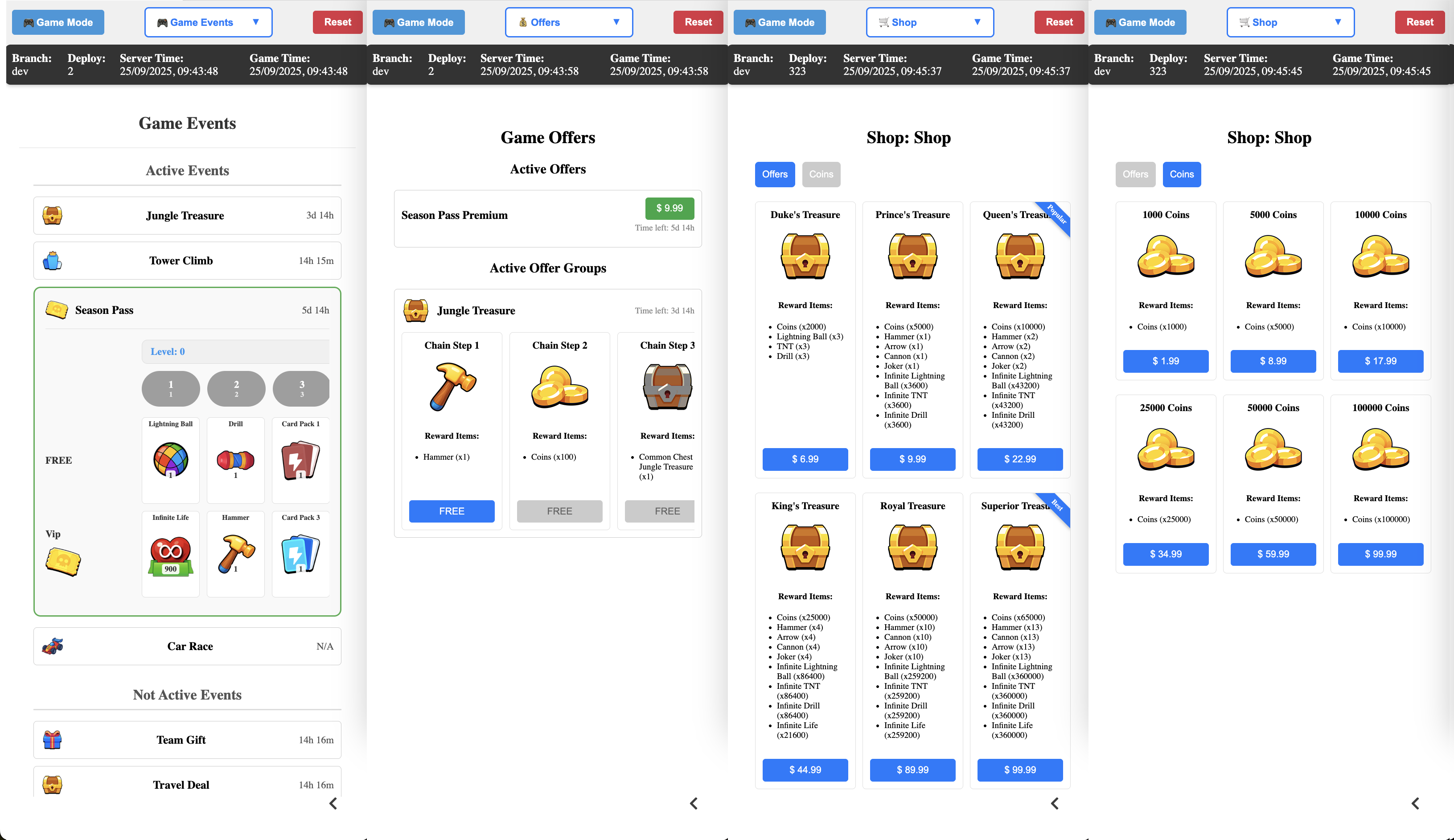 Console Mode sections 2