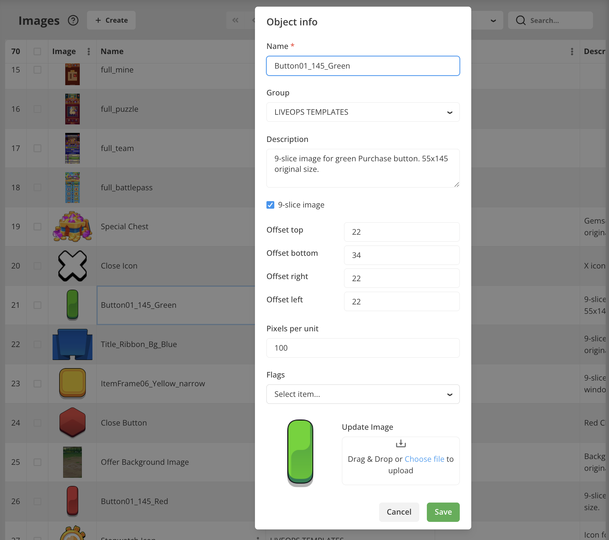 UI Builder main layout
