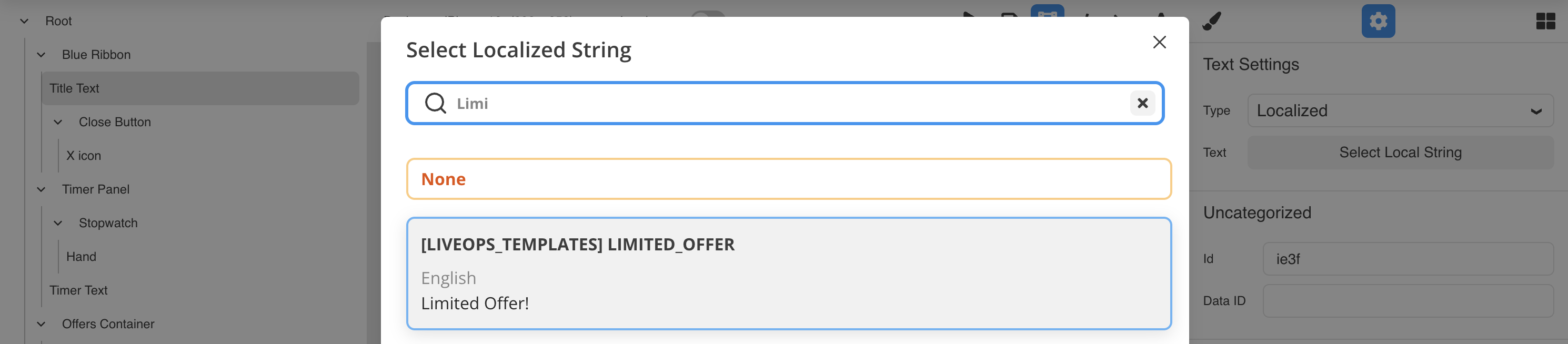 UI Builder main layout